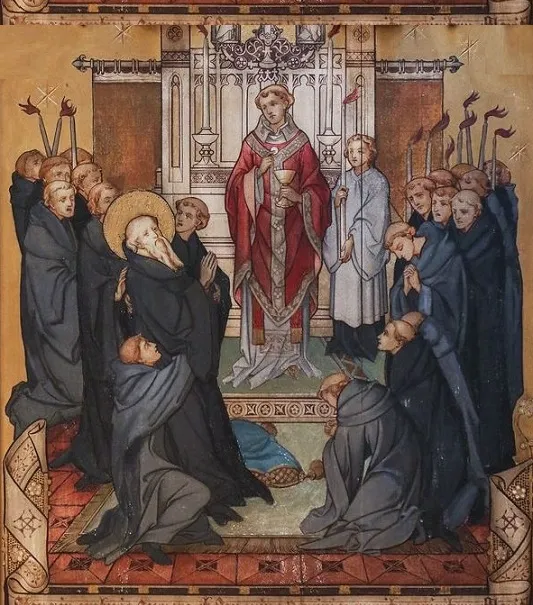 Thinking of the Transitus of Saint Benedict with a Benedictine Heart